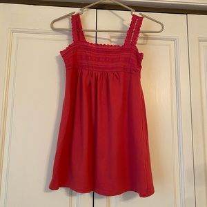 Gap Hot Pink Oversized Tank/Tunic Lace Detail XL
